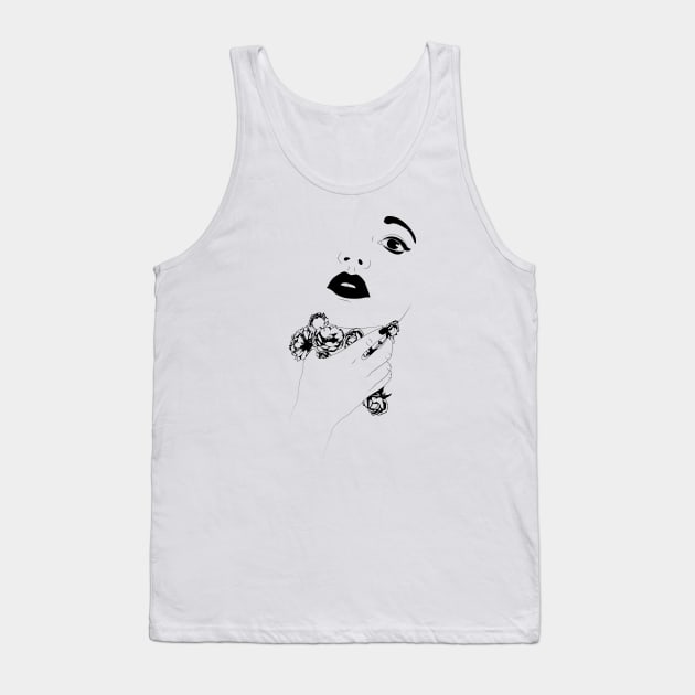 choke Tank Top by ellehell